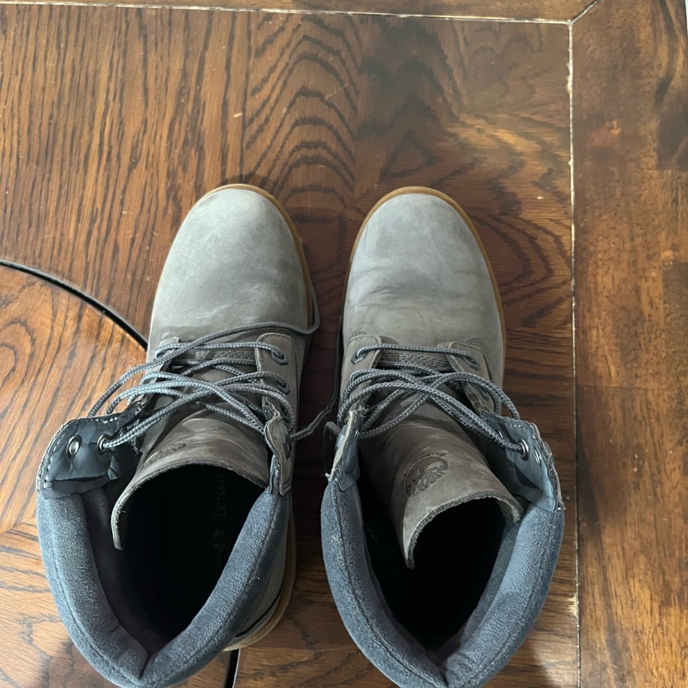 Women’s Gray Timberlands